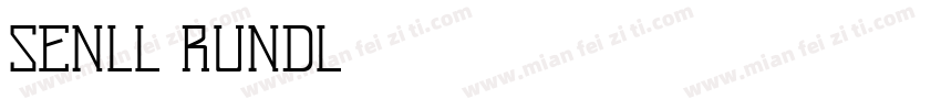 senll rundl字体转换